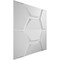 Ekena Millwork Colony EnduraWall Decorative 3D Wall Panel, White, 19 5/8"W x 19 5/8"H WP20X20CYWH - alternate 2